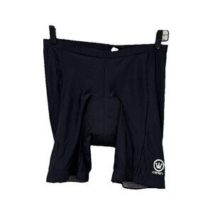 Canari Padded Bike Shorts Men's Sz Medium M‎ Black Pull On Stretch Cycling